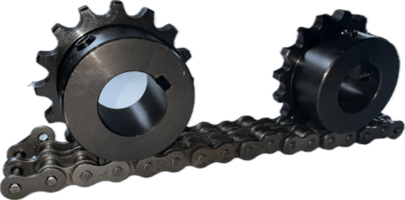 Double Roller Chain Coupler 40 Chain 1” Bore - Image 3
