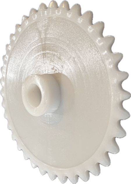 Poly/Plastic/ Acetal 25 Chain 36 tooth, Plain Bore Sprocket (Copy)