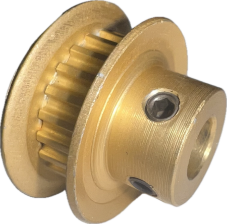 Metric Timing Pulley MXL 21 Tooth 5mm Finished Bore