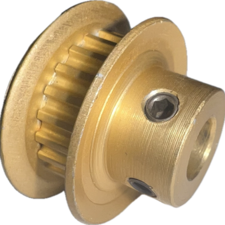 Metric Timing Pulley MXL 21 Tooth 5mm Finished Bore