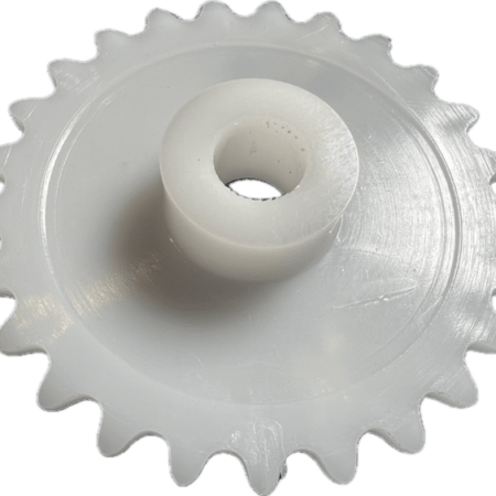Poly/Plastic/ Acetal 25 Chain 25 Tooth, Plain Bore Sprocket