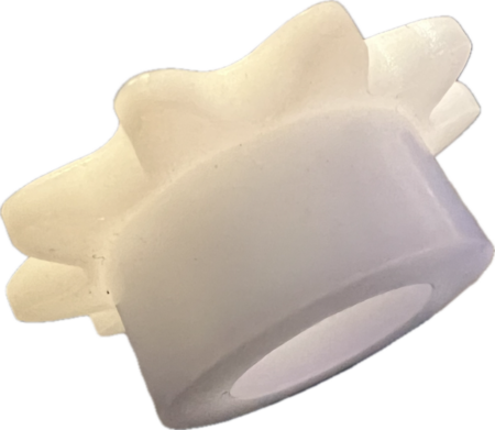 Poly/Plastic/Acetal 25 Chain 10 Tooth, 3/8" Bore Sprocket - Image 2